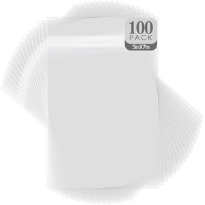 image:imageGolden State Art 6x9 Inch Crystal Sealed Clear Plastic Sleeves100 Pack  Resealable Adhesive Clear Stoarge Bags For Pictures Photos Framing Mat Mattes 618 x 918514 x 718