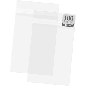 image:imageGolden State Art 6x9 Inch Crystal Sealed Clear Plastic Sleeves100 Pack  Resealable Adhesive Clear Stoarge Bags For Pictures Photos Framing Mat Mattes 618 x 918434 x 612