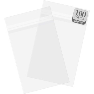 image:imageGolden State Art 6x9 Inch Crystal Sealed Clear Plastic Sleeves100 Pack  Resealable Adhesive Clear Stoarge Bags For Pictures Photos Framing Mat Mattes 618 x 91812716 x 1814