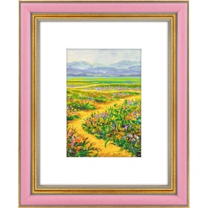 image:imageGolden State Art8x10 Ornate Picture Frame Holds 5x7 PhotoVintage Gold  Includes easel backreal glass frontwhite matbuildin hangers8x10 Decorative photo frame matted to 5x7Desktopwall mountPink Gold