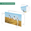 image:image5 Pack 4x6 Clear Acrylic Picture Frame Acrylic Front Tabletop Display  Tabletop Display Photo Art or Print Display Acrylic Picture Frame4x6