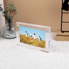 image:image5 Pack 4x6 Clear Acrylic Picture Frame Acrylic Front Tabletop Display  Tabletop Display Photo Art or Print Display Acrylic Picture Frame4x6