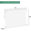 image:image5 Pack 5x7 Clear Acrylic Picture Frame Acrylic Front Tabletop Display  Tabletop Display Photo Art or Print Display Acrylic Picture Frame5x7