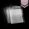 image:image8x8 inches Clear Plastic Sleeves for PhotosResealable Adhesive100 Pack  Clear Bags for Pictures Art Prints Framing Mats Mattes Bag Size 8 14 x 8 14 Inches for 8x8 Mats11x14
