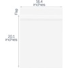 image:image8x8 inches Clear Plastic Sleeves for PhotosResealable Adhesive100 Pack  Clear Bags for Pictures Art Prints Framing Mats Mattes Bag Size 8 14 x 8 14 Inches for 8x8 Mats16x20