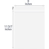 image:image8x8 inches Clear Plastic Sleeves for PhotosResealable Adhesive100 Pack  Clear Bags for Pictures Art Prints Framing Mats Mattes Bag Size 8 14 x 8 14 Inches for 8x8 Mats85x11
