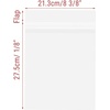 image:image8x8 inches Clear Plastic Sleeves for PhotosResealable Adhesive100 Pack  Clear Bags for Pictures Art Prints Framing Mats Mattes Bag Size 8 14 x 8 14 Inches for 8x8 Mats8x10