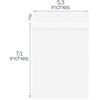 image:image8x8 inches Clear Plastic Sleeves for PhotosResealable Adhesive100 Pack  Clear Bags for Pictures Art Prints Framing Mats Mattes Bag Size 8 14 x 8 14 Inches for 8x8 Mats5x7