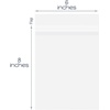 image:image8x8 inches Clear Plastic Sleeves for PhotosResealable Adhesive100 Pack  Clear Bags for Pictures Art Prints Framing Mats Mattes Bag Size 8 14 x 8 14 Inches for 8x8 Mats6x8