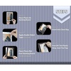 image:image8x8 inches Clear Plastic Sleeves for PhotosResealable Adhesive100 Pack  Clear Bags for Pictures Art Prints Framing Mats Mattes Bag Size 8 14 x 8 14 Inches for 8x8 Mats8x10