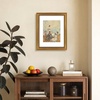 image:imageGolden State Art 11x14 Boho Frame White Mat for 8x10 Picture Antique Gold  Real Glass Fits 8x10 Photo Art Poster or Print Display Finish 125 Inch Frame Border Wall Mount DisplayDark Gold