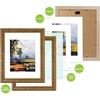 image:imageGolden State Art 11x14 Boho Frame White Mat for 8x10 Picture Antique Gold  Real Glass Fits 8x10 Photo Art Poster or Print Display Finish 125 Inch Frame Border Wall Mount DisplayBronze