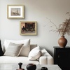 image:imageGolden State Art 11x14 Boho Frame White Mat for 8x10 Picture Antique Gold  Real Glass Fits 8x10 Photo Art Poster or Print Display Finish 125 Inch Frame Border Wall Mount DisplayAntique Gold With Cream