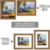 image:imageGolden State Art 11x14 Boho Frame White Mat for 8x10 Picture Antique Gold  Real Glass Fits 8x10 Photo Art Poster or Print Display Finish 125 Inch Frame Border Wall Mount DisplayBronze