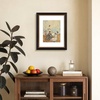 image:imageGolden State Art 11x14 Boho Frame White Mat for 8x10 Picture Antique Gold  Real Glass Fits 8x10 Photo Art Poster or Print Display Finish 125 Inch Frame Border Wall Mount DisplayBlackBurgundy  Gold Trims