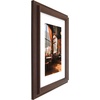 image:imageGolden State Art 12x16 Photo Frame White Mat For 8x12 Real Glass Brown  Ivory Mat Fits 8x12 Picture Art Poster or Print Display Wall Mounting Wood Grain Finish1 Pack