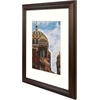 image:imageGolden State Art 12x16 Photo Frame White Mat For 8x12 Real Glass Brown  Ivory Mat Fits 8x12 Picture Art Poster or Print Display Wall Mounting Wood Grain Finish1 Pack