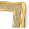 image:imageGolden State Art 12x16 Picture Frame White Mat for 8x12 Distressed Gold  Acrylic Front Fits 8x12 or 12x16 Without Mat Photo Art Poster or Print Display Ornate Vintage Finish Picture FrameDistressed Gold