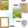 image:imageGolden State Art 12x16 Picture Frame White Mat for 8x12 Distressed Gold  Acrylic Front Fits 8x12 or 12x16 Without Mat Photo Art Poster or Print Display Ornate Vintage Finish Picture FrameAntique Gold