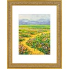 image:imageGolden State Art 12x16 Picture Frame White Mat for 8x12 Distressed Gold  Acrylic Front Fits 8x12 or 12x16 Without Mat Photo Art Poster or Print Display Ornate Vintage Finish Picture FrameAntique Gold