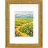 image:imageGolden State Art 12x16 Picture Frame White Mat for 8x12 Distressed Gold  Acrylic Front Fits 8x12 or 12x16 Without Mat Photo Art Poster or Print Display Ornate Vintage Finish Picture FrameAntique Gold