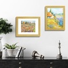 image:imageGolden State Art 12x16 Picture Frame White Mat for 8x12 Distressed Gold  Acrylic Front Fits 8x12 or 12x16 Without Mat Photo Art Poster or Print Display Ornate Vintage Finish Picture FrameDistressed Gold