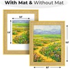 image:imageGolden State Art 12x16 Picture Frame White Mat for 8x12 Distressed Gold  Acrylic Front Fits 8x12 or 12x16 Without Mat Photo Art Poster or Print Display Ornate Vintage Finish Picture FrameDistressed Gold