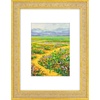 image:imageGolden State Art 12x16 Picture Frame White Mat for 8x12 Distressed Gold  Acrylic Front Fits 8x12 or 12x16 Without Mat Photo Art Poster or Print Display Ornate Vintage Finish Picture FrameDistressed Gold