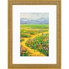 image:imageGolden State Art 12x16 Picture Frame White Mat for 8x12 Distressed Gold  Acrylic Front Fits 8x12 or 12x16 Without Mat Photo Art Poster or Print Display Ornate Vintage Finish Picture FrameAntique Gold