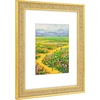 image:imageGolden State Art 12x16 Picture Frame White Mat for 8x12 Distressed Gold  Acrylic Front Fits 8x12 or 12x16 Without Mat Photo Art Poster or Print Display Ornate Vintage Finish Picture FrameDistressed Gold