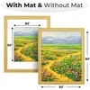 image:imageGolden State Art 12x16 Picture Frame White Mat for 8x12 Distressed Gold  Acrylic Front Fits 8x12 or 12x16 Without Mat Photo Art Poster or Print Display Ornate Vintage Finish Picture FrameDistressed Gold
