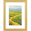 image:imageGolden State Art 12x16 Picture Frame White Mat for 8x12 Distressed Gold  Acrylic Front Fits 8x12 or 12x16 Without Mat Photo Art Poster or Print Display Ornate Vintage Finish Picture FrameDistressed Gold