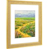 image:imageGolden State Art 12x16 Picture Frame White Mat for 8x12 Distressed Gold  Acrylic Front Fits 8x12 or 12x16 Without Mat Photo Art Poster or Print Display Ornate Vintage Finish Picture FrameDistressed Gold