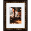image:imageGolden State Art 13x19 Black amp Silver Photo Frame Mat for 11x17 Real Glass  Removable White Mat Fits 11x17 Picture Art Poster or Print Display Black with Silver amp Burgundy 15 Inch Frame BorderDark Brown With Gold