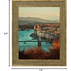 image:imageGolden State Art 13x19 Black amp Silver Photo Frame Mat for 11x17 Real Glass  Removable White Mat Fits 11x17 Picture Art Poster or Print Display Black with Silver amp Burgundy 15 Inch Frame BorderDistressed Gold