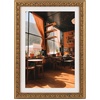 image:imageGolden State Art 13x19 Black amp Silver Photo Frame Mat for 11x17 Real Glass  Removable White Mat Fits 11x17 Picture Art Poster or Print Display Black with Silver amp Burgundy 15 Inch Frame BorderBronze