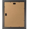 image:imageGolden State Art 13x19 Black amp Silver Photo Frame Mat for 11x17 Real Glass  Removable White Mat Fits 11x17 Picture Art Poster or Print Display Black with Silver amp Burgundy 15 Inch Frame BorderBronze