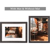 image:imageGolden State Art 13x19 Black amp Silver Photo Frame Mat for 11x17 Real Glass  Removable White Mat Fits 11x17 Picture Art Poster or Print Display Black with Silver amp Burgundy 15 Inch Frame BorderBlack  Silver  Burgundy