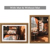 image:imageGolden State Art 13x19 Black amp Silver Photo Frame Mat for 11x17 Real Glass  Removable White Mat Fits 11x17 Picture Art Poster or Print Display Black with Silver amp Burgundy 15 Inch Frame BorderBronze