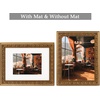 image:imageGolden State Art 13x19 Black amp Silver Photo Frame Mat for 11x17 Real Glass  Removable White Mat Fits 11x17 Picture Art Poster or Print Display Black with Silver amp Burgundy 15 Inch Frame BorderBronze