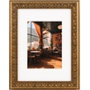 image:imageGolden State Art 13x19 Black amp Silver Photo Frame Mat for 11x17 Real Glass  Removable White Mat Fits 11x17 Picture Art Poster or Print Display Black with Silver amp Burgundy 15 Inch Frame BorderBronze