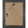 image:imageGolden State Art 13x19 Black amp Silver Photo Frame Mat for 11x17 Real Glass  Removable White Mat Fits 11x17 Picture Art Poster or Print Display Black with Silver amp Burgundy 15 Inch Frame BorderBronze