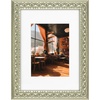 image:imageGolden State Art 13x19 Black amp Silver Photo Frame Mat for 11x17 Real Glass  Removable White Mat Fits 11x17 Picture Art Poster or Print Display Black with Silver amp Burgundy 15 Inch Frame BorderBeige Silver White