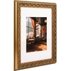 image:imageGolden State Art 13x19 Black amp Silver Photo Frame Mat for 11x17 Real Glass  Removable White Mat Fits 11x17 Picture Art Poster or Print Display Black with Silver amp Burgundy 15 Inch Frame BorderBronze
