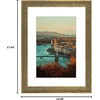 image:imageGolden State Art 13x19 Black amp Silver Photo Frame Mat for 11x17 Real Glass  Removable White Mat Fits 11x17 Picture Art Poster or Print Display Black with Silver amp Burgundy 15 Inch Frame BorderDistressed Gold
