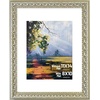 image:imageGolden State Art 13x19 Black amp Silver Photo Frame Mat for 11x17 Real Glass  Removable White Mat Fits 11x17 Picture Art Poster or Print Display Black with Silver amp Burgundy 15 Inch Frame BorderBeige Silver White