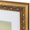 image:imageGolden State Art 13x19 Black amp Silver Photo Frame Mat for 11x17 Real Glass  Removable White Mat Fits 11x17 Picture Art Poster or Print Display Black with Silver amp Burgundy 15 Inch Frame BorderBronze