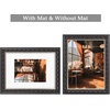 image:imageGolden State Art 13x19 Black amp Silver Photo Frame Mat for 11x17 Real Glass  Removable White Mat Fits 11x17 Picture Art Poster or Print Display Black with Silver amp Burgundy 15 Inch Frame BorderBlack  Silver  Burgundy