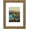 image:imageGolden State Art 13x19 Black amp Silver Photo Frame Mat for 11x17 Real Glass  Removable White Mat Fits 11x17 Picture Art Poster or Print Display Black with Silver amp Burgundy 15 Inch Frame BorderDistressed Gold