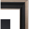 image:imageGolden State Art 13x19 Dark Gold Brown Photo Frame Mat for 11x17 Real Glass  White Color Mat Fits 11x17 Picture Art Poster or Print Display 125 Inch Frame Border Vintage Antique Style Wall HangSilverbeige With Blackdark Brown Inner Panel